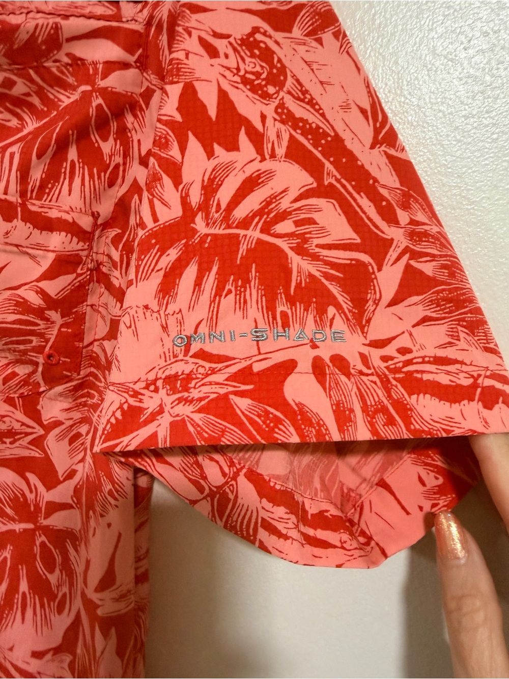 Columbia PFG Shirt Mens S Super Tamiami Button Up Omni Shade Tropical Outdoor - Picture 3 of 15